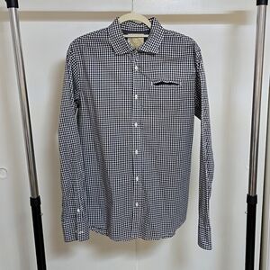Scotch and Soda Mens Plaid Button Down